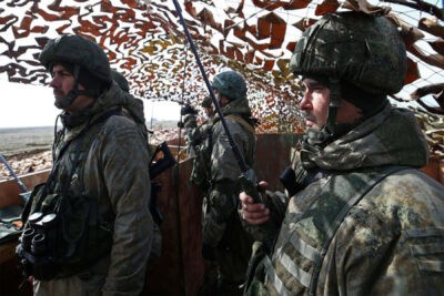 هزاران سرباز روسی در مرز اوکراین تجمع کردند