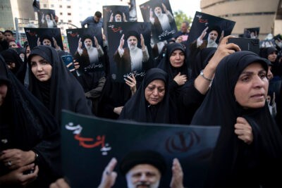 واکنش مردم ایران به سقوط بالگرد رئیس جمهور