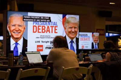 ترامپ و بایدن در اولین مناظره ریاست جمهوری به مصاف هم می روند