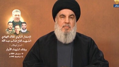 نصرالله، رهبر حزب الله، اسرائیل و قبرس را در صورت گسترش جنگ غزه تهدید کرد
